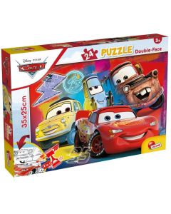 LISCIANI Puzzle Cars 2u1 složi I oboji  - 24 dela - 52263