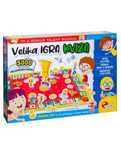 LISCIANI Edukativna igra Mali Genije SR - Velika Igra kviza - 52265