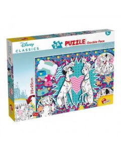 Lisciani Slagalica 24 pcs Disney 101 Dalmatinac 2u1 složi I oboji - 52288