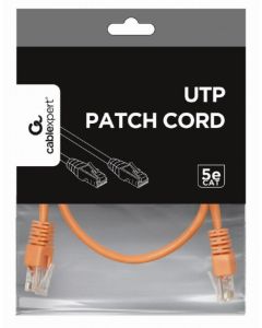 GEMBIRD PP12-0.25M/O Mrezni kabl, CAT5e UTP Patch cord 0.25m orange - 44115