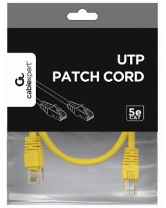 GEMBIRD PP12-1.5M/Y Mrezni kabl, CAT5e UTP Patch cord 1.5m yellow - 44118