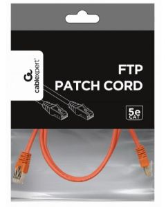 GEMBIRD PP22-1M/R Mrezni kabl FTP Cat5e Patch cord, 1m red - 44138