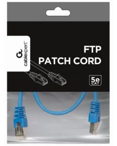 GEMBIRD PP22-0.5M/B Mrezni kabl FTP Cat5e Patch cord, 0.5m blue - 44127