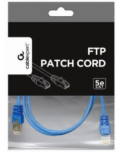 GEMBIRD PP22-1M/B Mrezni kabl FTP Cat5e Patch cord, 1m blue - 44135