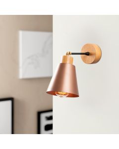 OPVIQ Zidna lampa Manavgat N-612, zlatna/braon