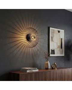 OPVIQ Zidna lampa Aspendos N-645, crna/zlatna