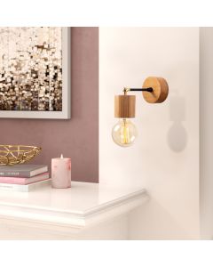 OPVIQ Zidna lampa Xanthos N-865, braon/crna