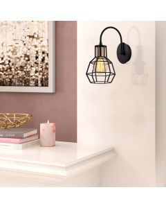OPVIQ Zidna lampa Kapadokya N-1160, crna