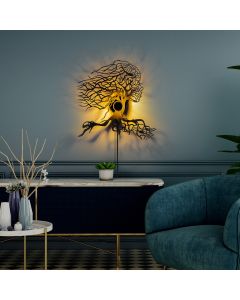 OPVIQ Zidna lampa Tree Woman, crna