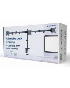 GEMBIRD Nosač za monitor stoni sa tri ruke, tilt, rotacija, 17