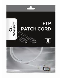 GEMBIRD PP6-3M/W Mrezni kabl, CAT6 FTP Patch cord 3m white - 44299