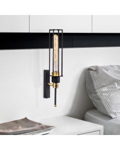 OPVIQ Zidna lampa Fellini MR 876, crna/zlatna