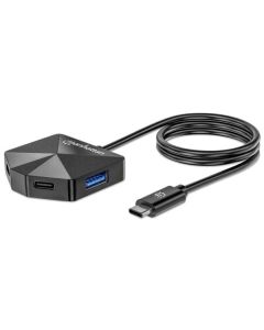 MANHATTAN 4-Port USB 3.0 Type-C  Type-A Combo Hub 2x2 181150