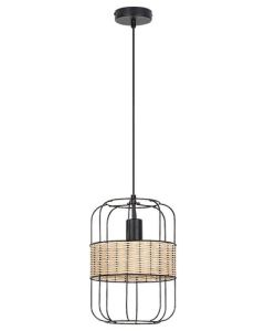 Rabalux Visilica Indiana E27 1x MAX 40W crna (5283) - 5283