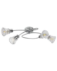 Rabalux Plafonjera Hestia E14 4x MAX 40W hrom (5302) - 5302