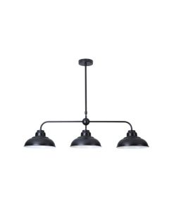 Rabalux Visilica Dragan E27 3x MAX 60W mat crno (5309) - 5309