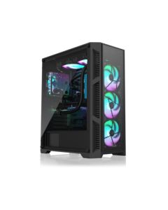 Kucište RAIJINTEK ARCADIA III MS4 Midi Tower/ATX/M-ATX/MINI-ITX/bez napajanja/kaljeno staklo/crna