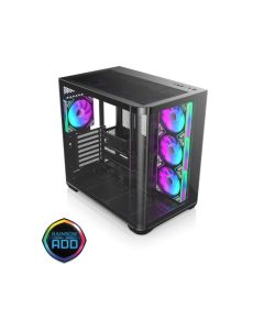 RAIJINTEK Kucište ATREUS BT4/ATX/Micro ATX,Mini-ITX/bez napajanja/crna