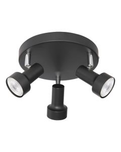 Rabalux Spot rasveta Konrad GU10 3x MAX 50W crna (5324) - 5324