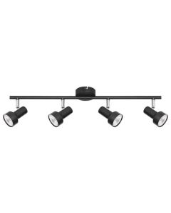 Rabalux Spot rasveta Konrad GU10 4x MAX 50W crna (5325) - 5325