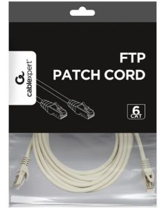 GEMBIRD PP6-5M/W Mrezni kabl, CAT6 FTP Patch cord 5m Beli - 44458