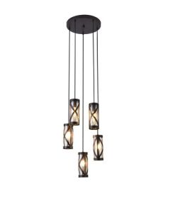 Rabalux Visilica Oberon E14 5x MAX 40W braon (5340) - 5340