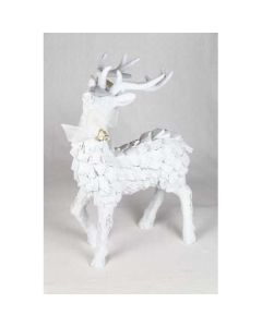 Novogodišnja figura beli Jelen - 534907