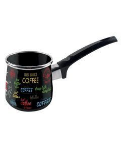 INTEROS Emajlirana džezva za kafu - srednja 0,37l kafa Decor 1