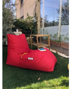 ATELIER DEL SOFA Baštenski lazy bag Daybed, crvena