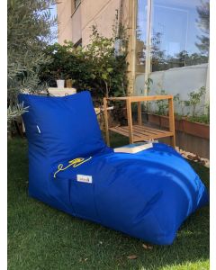ATELIER DEL SOFA Baštenski lazy bag Daybed, plava