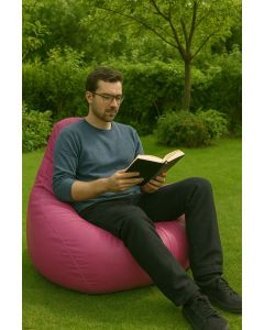 ATELIER DEL SOFA Lazy bag Deri Armut, roze