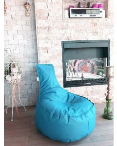 ATELIER DEL SOFA Baštenski lazy bag Aktif, tirkizna