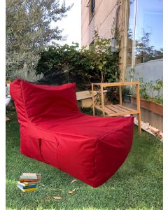 ATELIER DEL SOFA Baštenski lazy bag Xxl Sedir, crvena