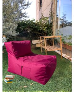 ATELIER DEL SOFA Baštenski lazy bag Xxl Sedir, roze
