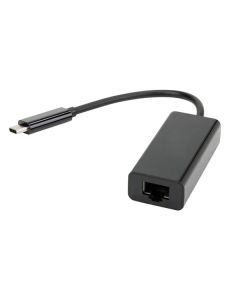 XWAVE Mrežni Adapter USB-C na Gigabit,RJ-45,muški-ženski, crna - 031111