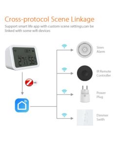 GEMBIRD Senzor temperature i vlažnosti ZIGBEE-SMART-TEMPERATURE-HS05 - 44591