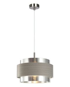 Rabalux Visilica Basil E27 1x MAX 40W brušeni hrom (5383) - 5383