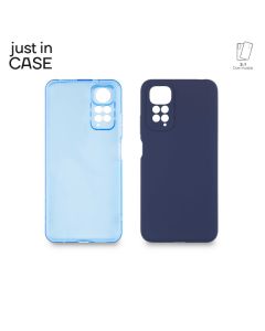 JUST IN CASE Maska 2u1 Extra case MIX za Redmi Note 11, plava - MIX312BL