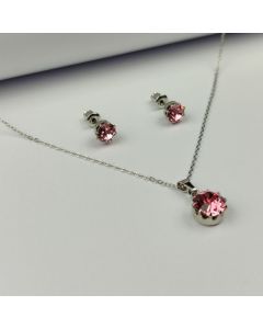 ALP CRYSTAL SWAROVSKI Ženske minđuše i ogrlica SSS3929FRP LR - MOMENT2205