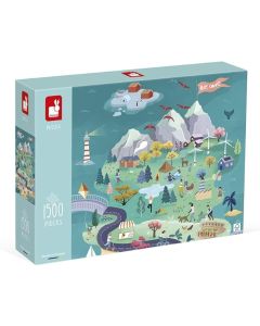 JANOD Puzzle Put na ostrvo Harmonije - 1.500 delova - J02514