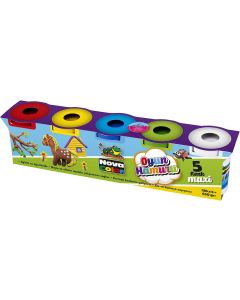 Nova Color Kreativa Plastelin Maxi 5x130gr - 540385