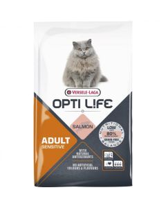 OPTI LIFE Suva hrana za mačke sa osetljivom kožom i digestivnim traktom Adult sensitive 7.5kg - 5410340413227