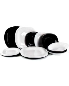 LUMINARC Carine  white&black 18/1 - N1489