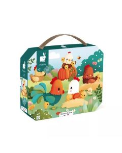 JANOD Puzzle za decu Farma - 20 delova - J03320