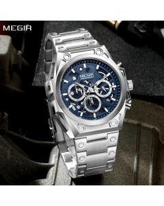 MEGIR Muški ručni sat 4220 silver - MOMENT2225