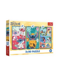TREFL Puzzle Stitch - 3x80 delova - 102895-T34885