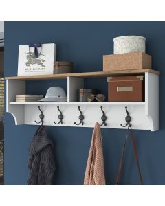 HANAH HOME Čiviluk P2 - 2460, bela/braon