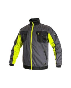 CANIS Radna bluza Phoenix Perseus, siva/žuta - 6537250