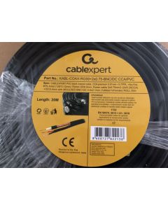 GEMBIRD Kabl za video nadzor KABL-COAX-RG59+2X0.75-BNC/DC, 20m - 44815