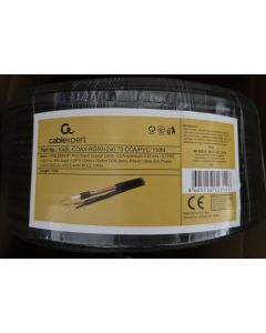 GEMBIRD Koaksialni kabl sa napojnim kablom KABL-COAX-RG59+2X0.75 CCA/PVC, 100m - 44801